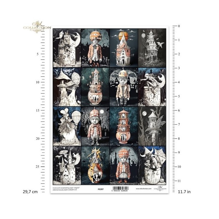 Translucent scrapbookingpapier P0287