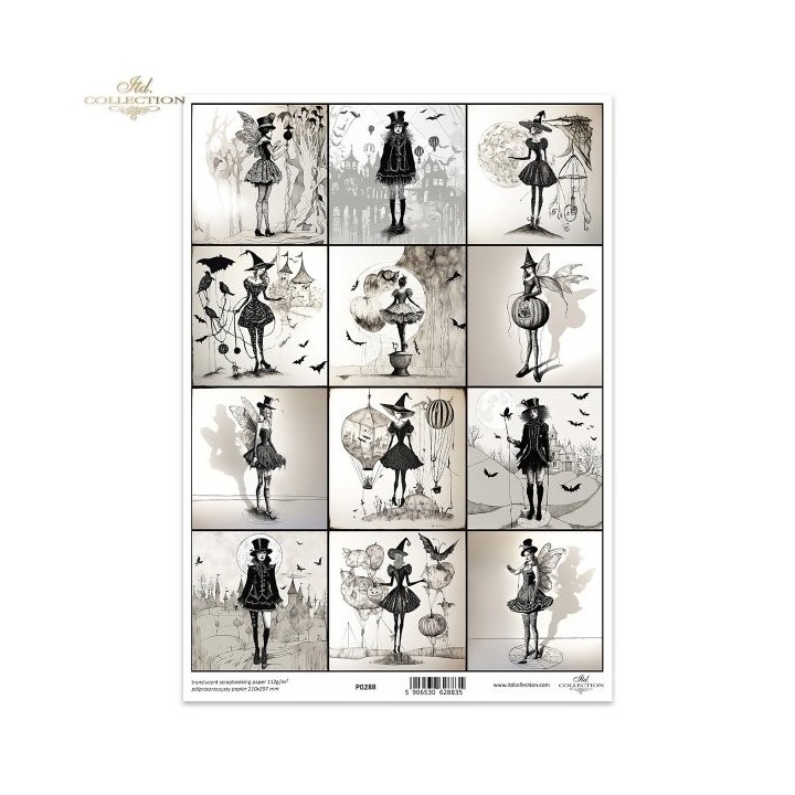 Translucent scrapbookpapier P0288