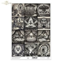 Translucent scrapbookingpapier P0289