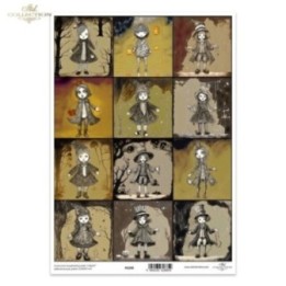 Translucent scrapbookpapier P0290