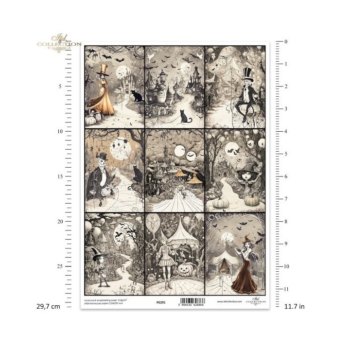 Translucent scrapbookpapier P0291