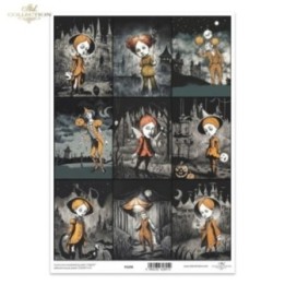 Translucent scrapbookingpapier P0296