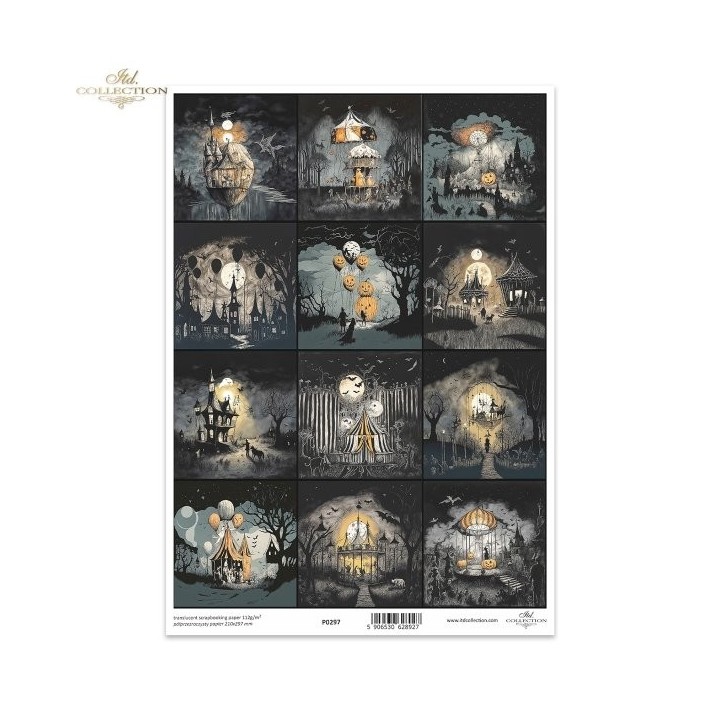 Translucent scrapbookingpapier P0297