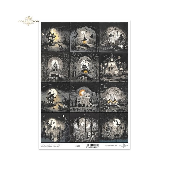 Translucent scrapbookingpapier P0298