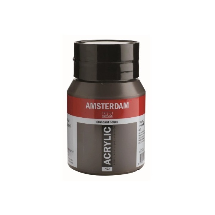 Amsterdam Acrylverf Pot 500ml Van Dijckbruin 403