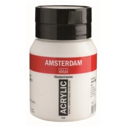Amsterdam Acrylverf Pot 500ml Titaanwit 105