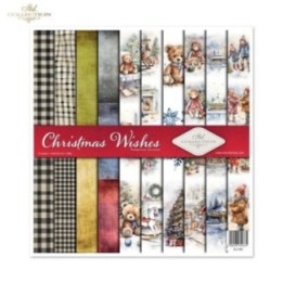 Scrapbookingpapier SLS-086 Kerstwensen