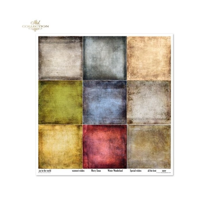 Scrapbookingpapier SLS-086 Kerstwensen