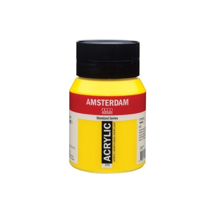 Amsterdam Acrylverf Pot 500ml Transparantgeel Groen 272
