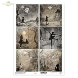 Translucent scrapbookingpapier P0303