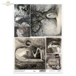 Translucent scrapbookingpapier P0304