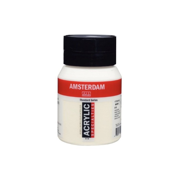 Amsterdam Acrylverf Pot 500ml Parelgeel 818