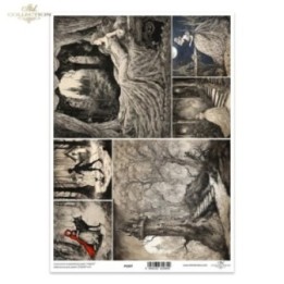 Translucent scrapbookingpapier P0307