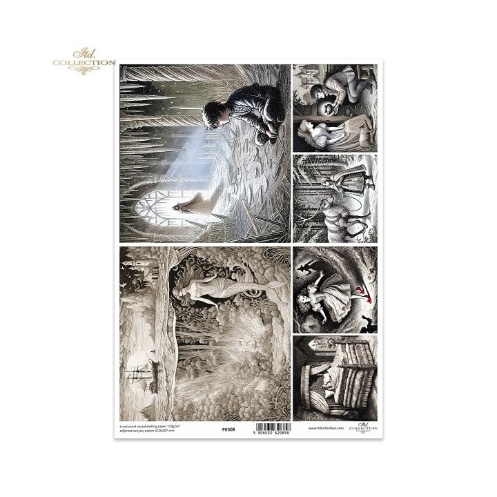 Translucent scrapbookpapier P0308