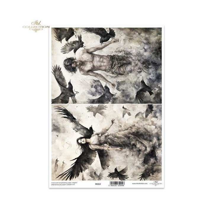 Translucent scrapbookingpapier P0312
