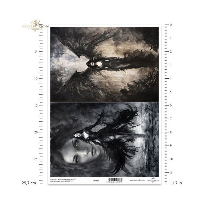 Translucent scrapbookpapier P0315