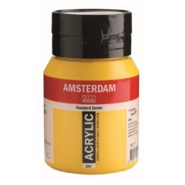 Amsterdam Acrylverf Pot 500ml Azogeel Middel 269