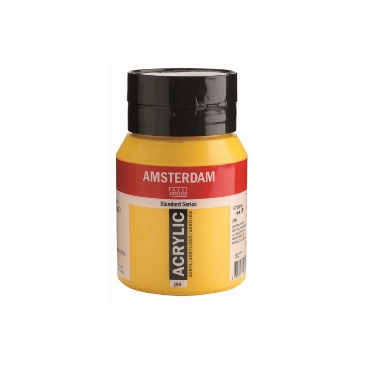 Amsterdam Acrylverf Pot 500ml Azogeel Middel 269