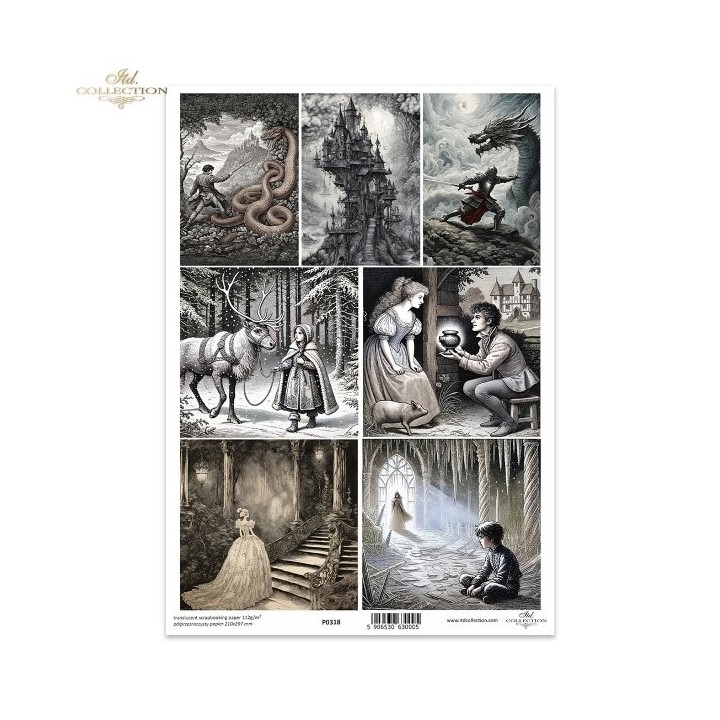 Translucent scrapbookpapier P0318