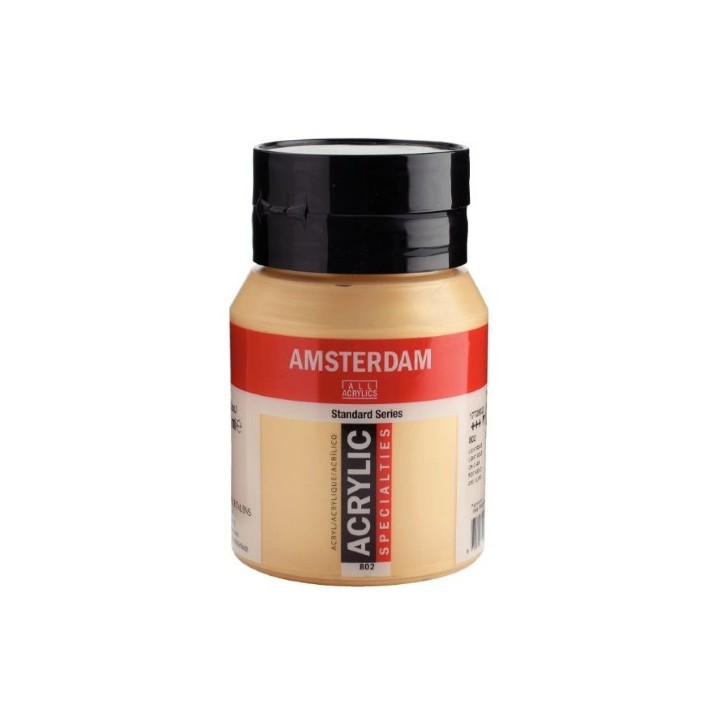 Amsterdam Acrylverf Pot 500ml Lichtgoud 802