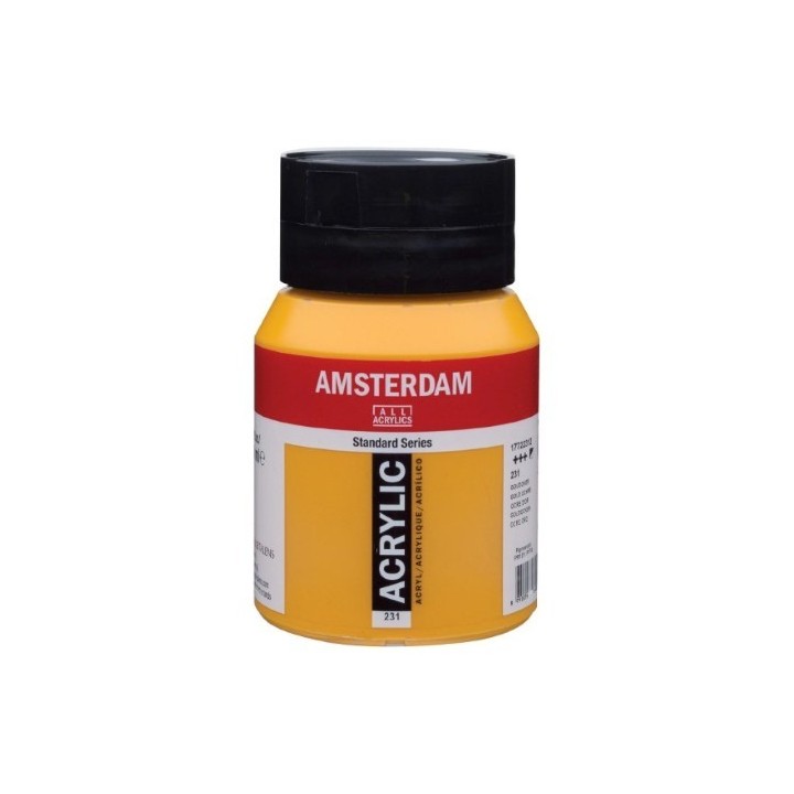 Amsterdam Acrylverf Pot 500ml Goudoker 231