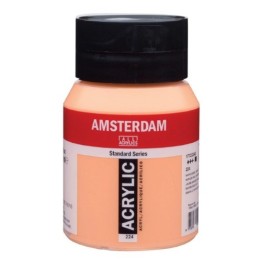 Amsterdam Acrylverf Pot 500ml Napelsgeel Rood 224