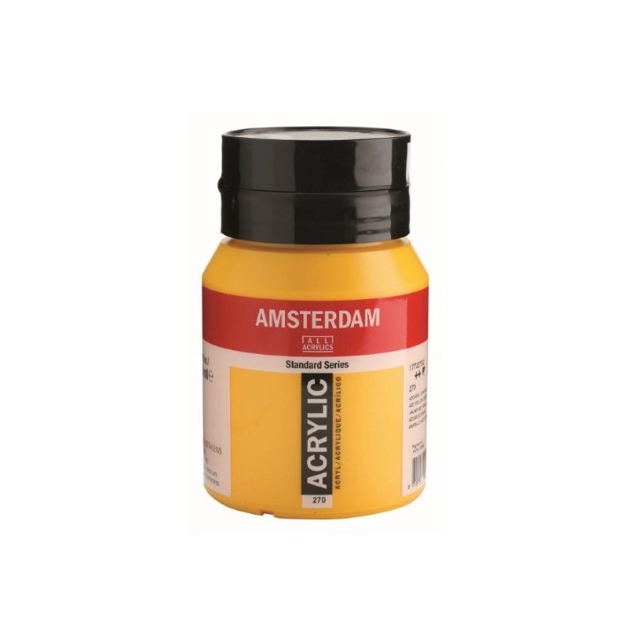 Amsterdam Acrylverf Pot 500ml Azogeel Donker 270