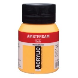 Amsterdam Acrylverf Pot 500ml Goudgeel 253