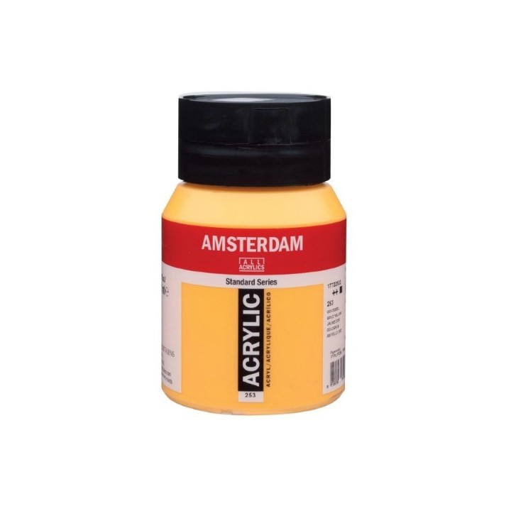Amsterdam Acrylverf Pot 500ml Goudgeel 253