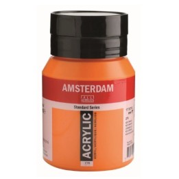 Amsterdam Acrylverf Pot 500ml Azo-Oranje 276