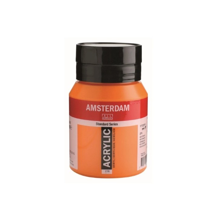 Amsterdam Acrylverf Pot 500ml Azo-Oranje 276