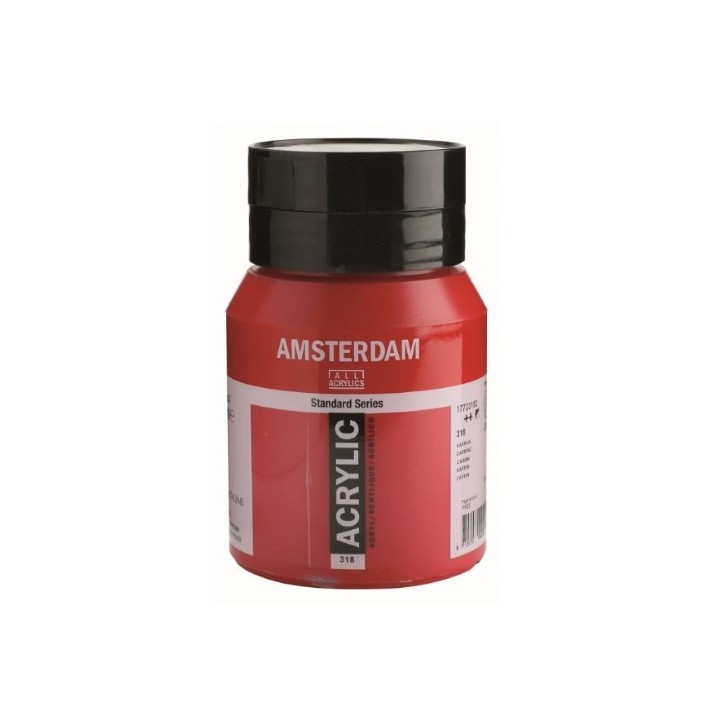 Amsterdam Acrylverf Pot 500ml Karmijn 318