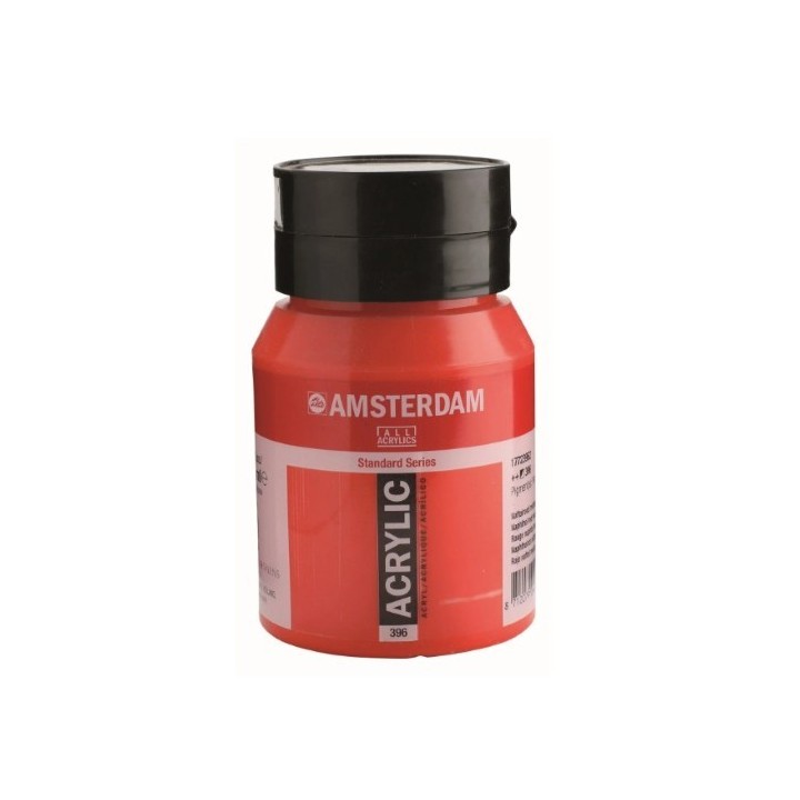 Amsterdam Acrylverf Pot 500ml Naftolrood Middel 396