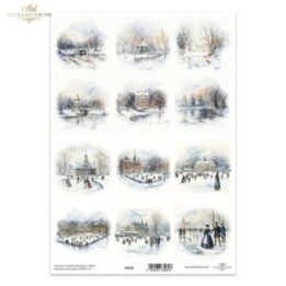 Translucent scrapbookingpapier P0322
