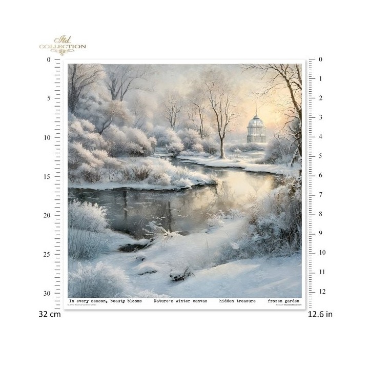 Scrapbookingpapier SLS-087 Botanical Garden in Winter