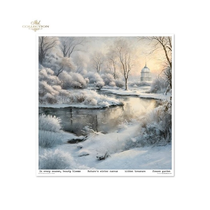 Scrapbookingpapier SLS-087 Botanical Garden in Winter