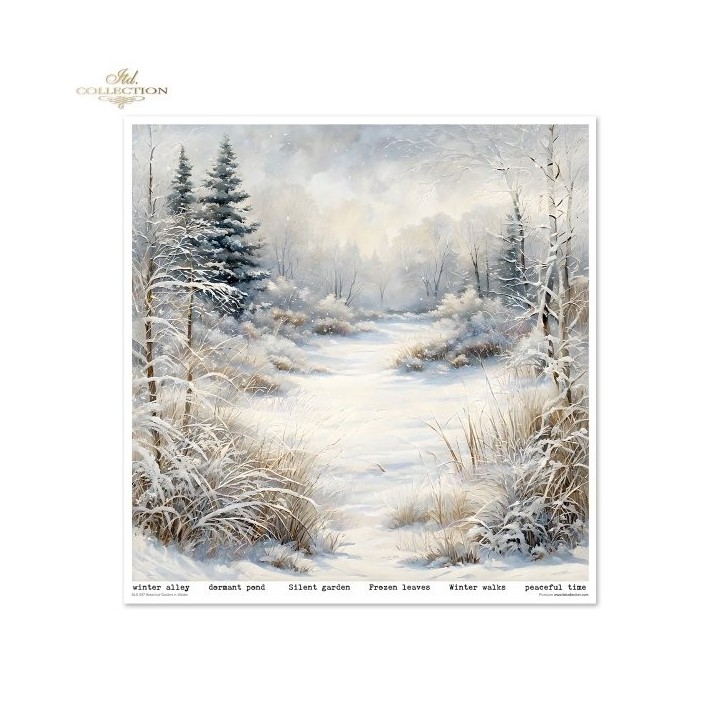 Scrapbookingpapier SLS-087 Botanical Garden in Winter