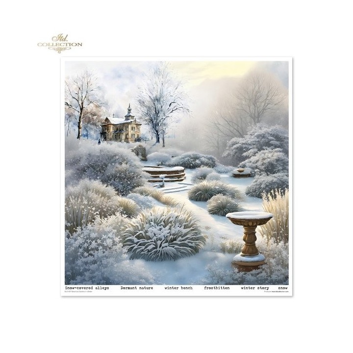 Scrapbookingpapier SLS-087 Botanical Garden in Winter