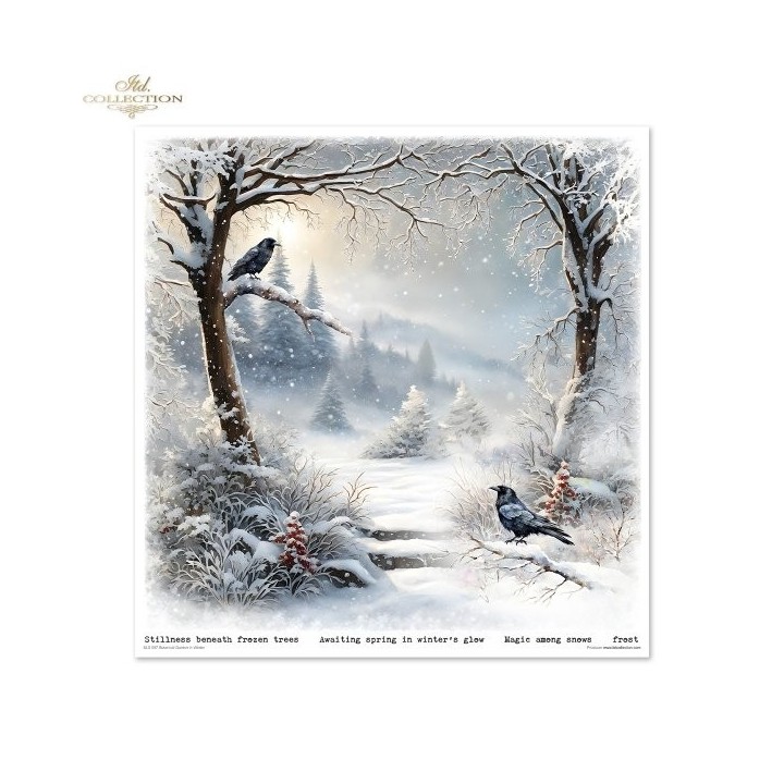 Scrapbookingpapier SLS-087 Botanical Garden in Winter