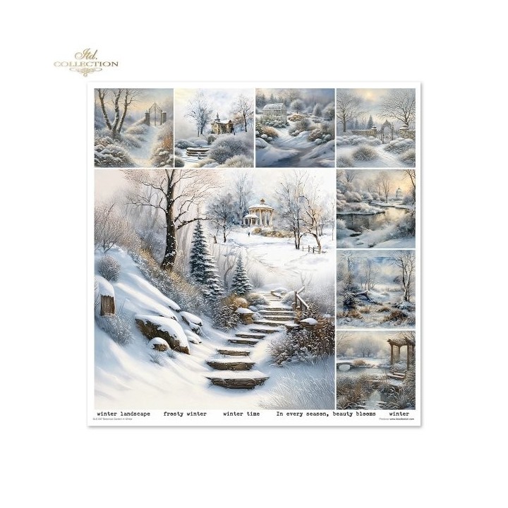 Scrapbookingpapier SLS-087 Botanical Garden in Winter
