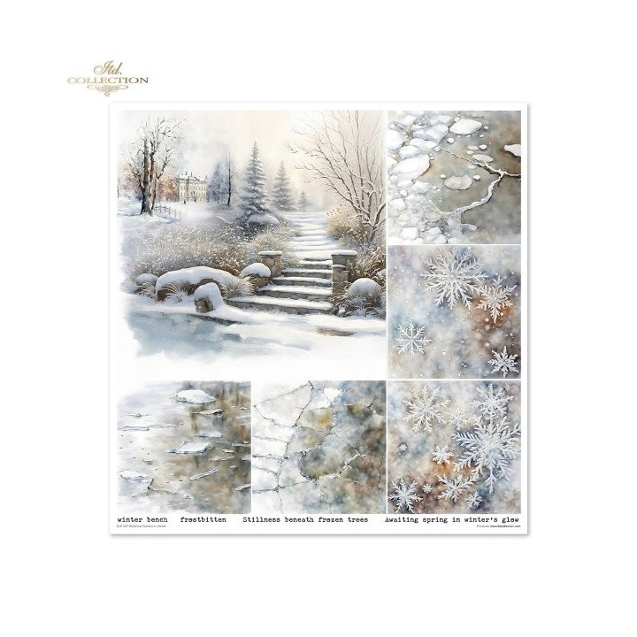 Scrapbookingpapier SLS-087 Botanical Garden in Winter
