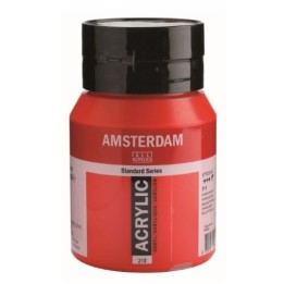 Amsterdam Acrylverf Pot 500ml Pyrrolerood 315