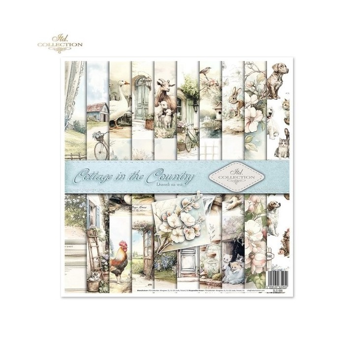 Scrapbookingpapier SLS-088 Cottage in the Country