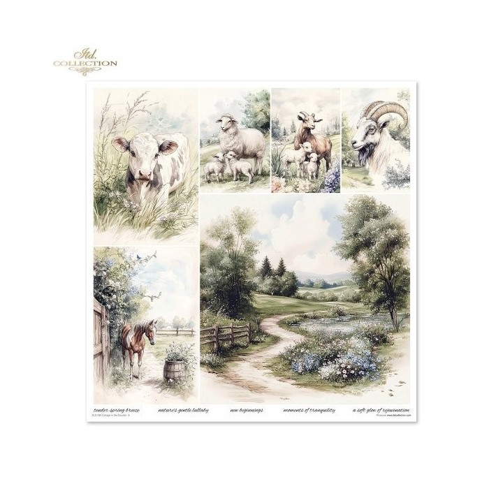 Scrapbookingpapier SLS-088 Cottage in the Country