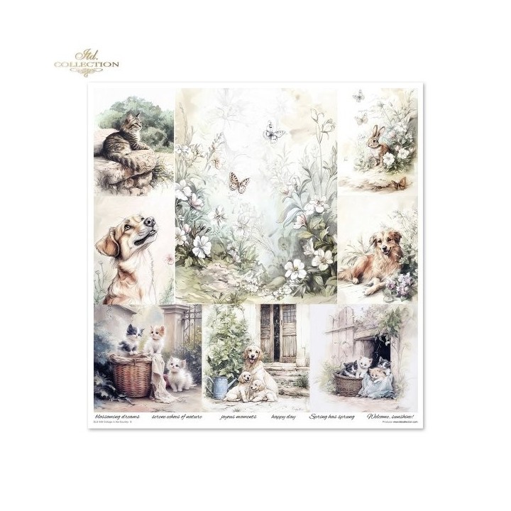 Scrapbookingpapier SLS-088 Cottage in the Country