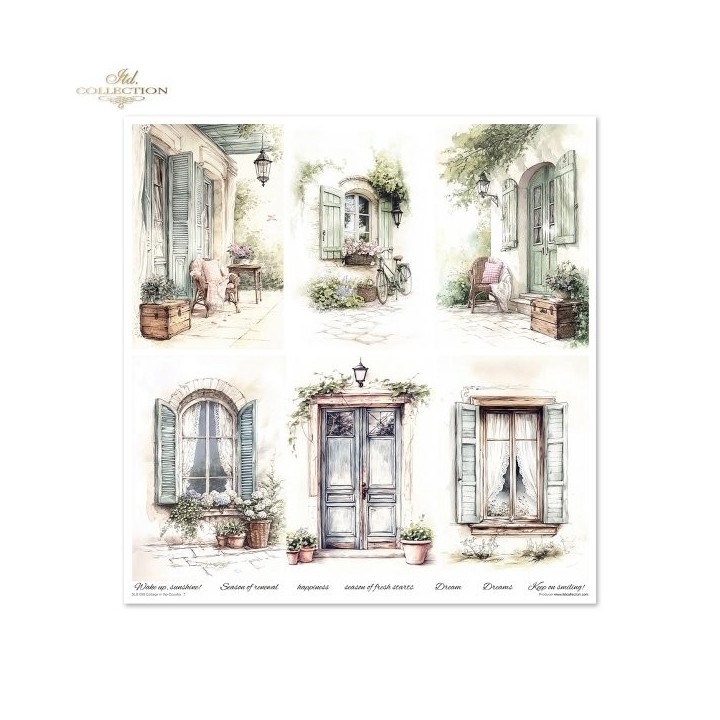 Scrapbookingpapier SLS-088 Cottage in the Country
