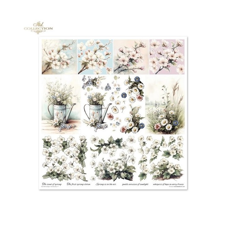 Scrapbookingpapier SLS-088 Cottage in the Country