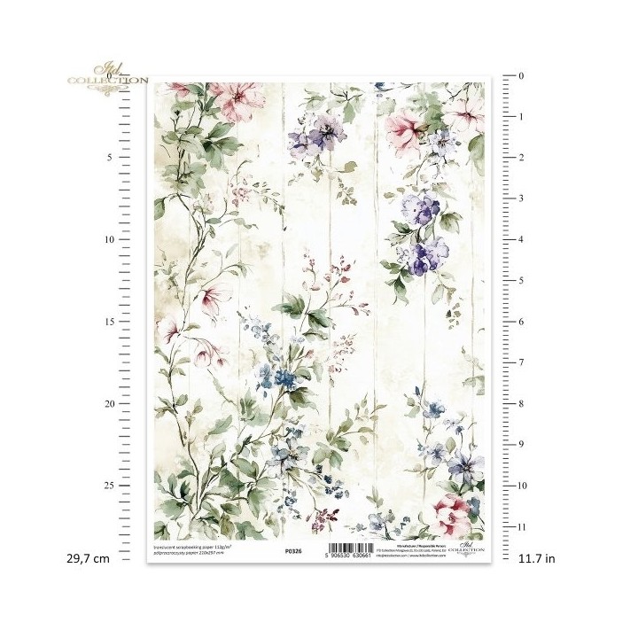 Translucent scrapbookpapier P0326