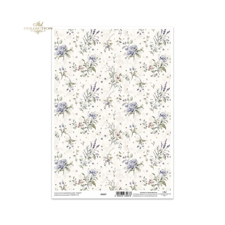 Translucent scrapbookingpapier P0327