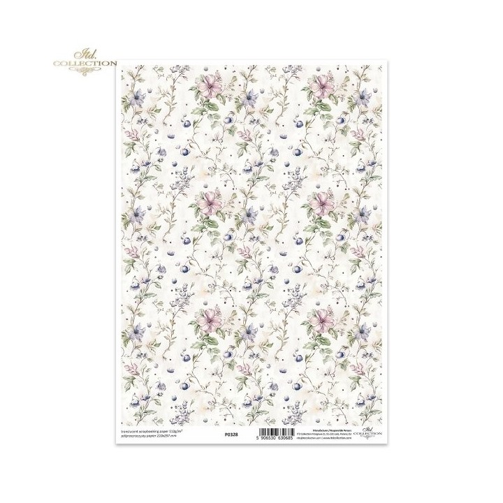 Translucent scrapbookingpapier P0328